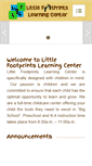 Mobile Screenshot of littlefootprintslc.com